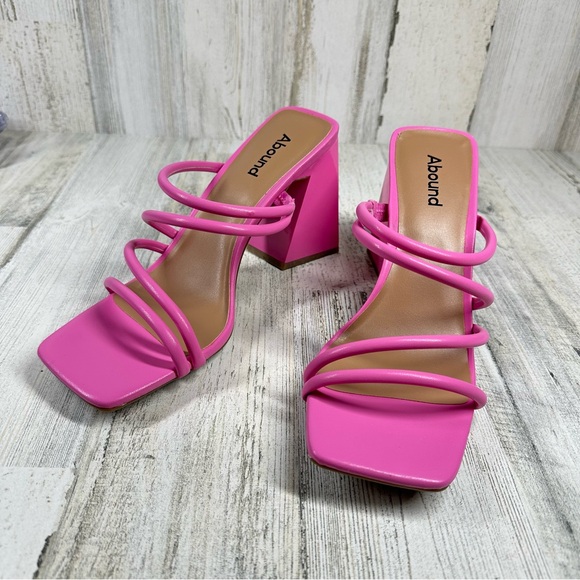 New AboundAustyn Strappy Women's Pink Sandal #770 - Picture 2 of 12